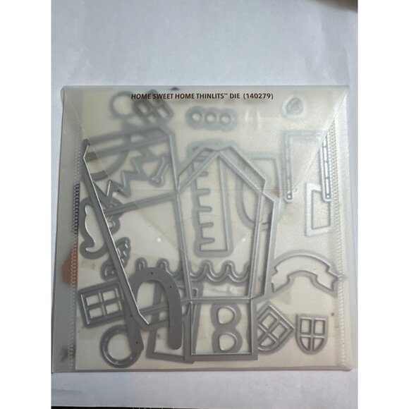Stampin Up! Home Sweet Home Thinlits Dies Set 140279 Crafting Die Cuts For Scrap - Picture 2 of 4